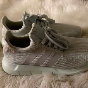 Green and gold adidas